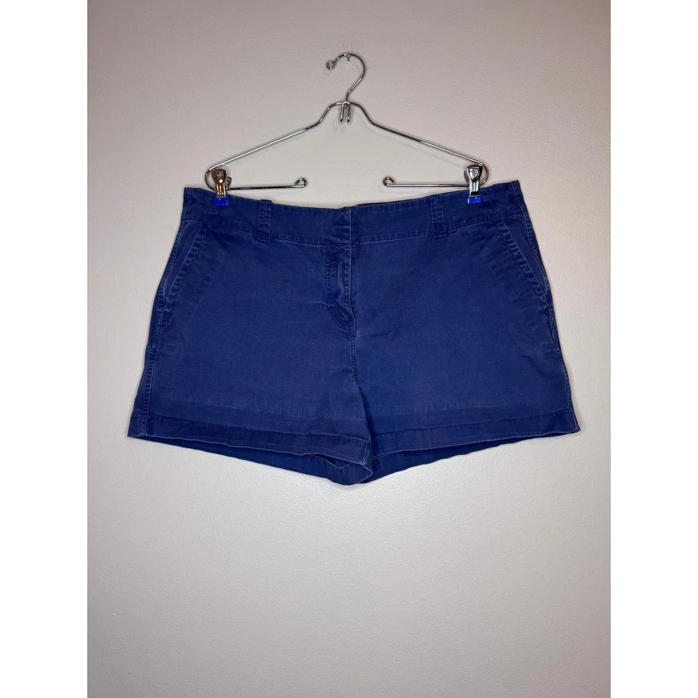 Vineyard Vines‎ Blue Chino Shorts Women's Size 16 Stretch